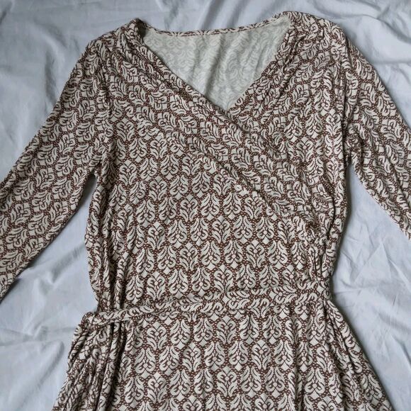 Soft Surroundings Midi Dress Long Sleeve Womens Tall Medium - Picture 4 of 9